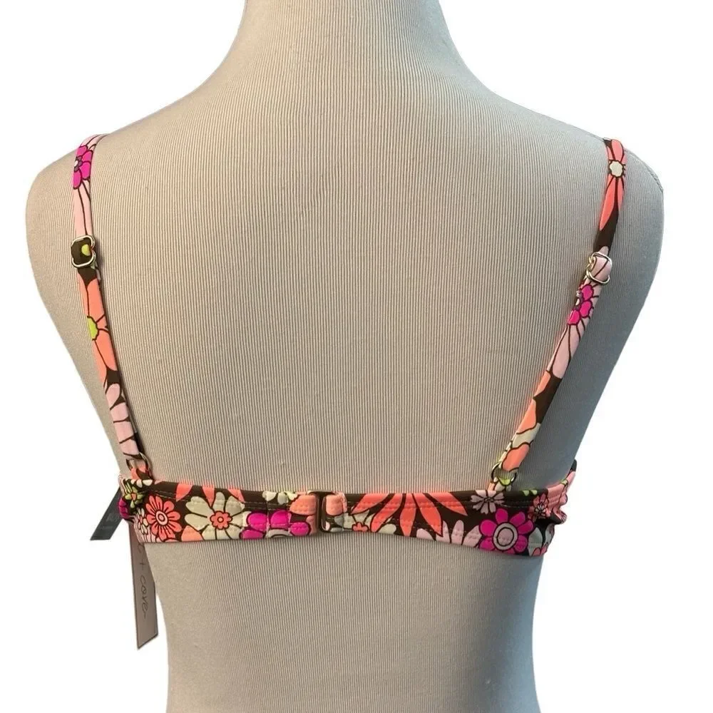 NWT Salt & Cove Multi Color Floral Swim Bra